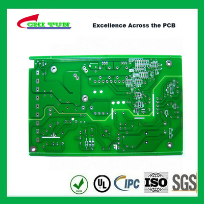 FR4 1.6MM HASL は味方された PCB 板緑のはんだのマスク PCB 1OZ を選抜します